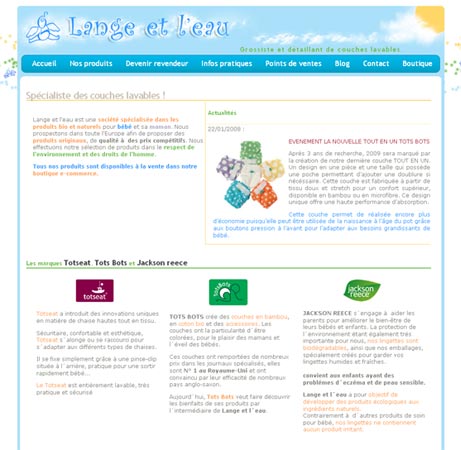 Le site langeetleau.com